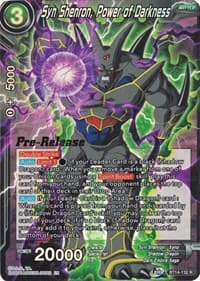 Syn Shenron, Power of Darkness - Cross Spirits Pre-Release Cards - Dragon Ball Super: Masters card