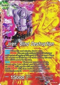 Jiren // Jiren, Blind Destruction - Cross Spirits Pre-Release Cards - Dragon Ball Super: Masters card