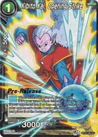 Kibito Kai, Opening Strike - Cross Spirits Pre-Release Cards - Dragon Ball Super: Masters card