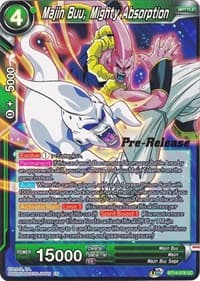 Majin Buu, Mighty Absorption - Cross Spirits Pre-Release Cards - Dragon Ball Super: Masters card