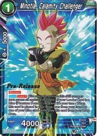 Minotia, Calamity Challenger - Cross Spirits Pre-Release Cards - Dragon Ball Super: Masters card