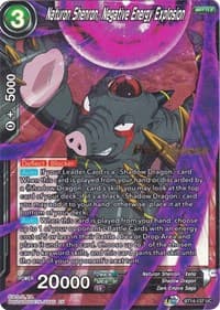 Naturon Shenron, Negative Energy Explosion - Cross Spirits Pre-Release Cards - Dragon Ball Super: Masters card