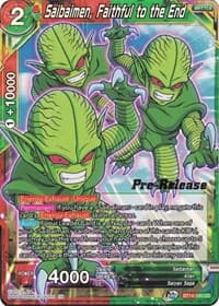 Saibaimen, Faithful to the End - Cross Spirits Pre-Release Cards - Dragon Ball Super: Masters card