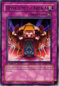 Level Limit - Area A - Elemental Energy - YuGiOh card