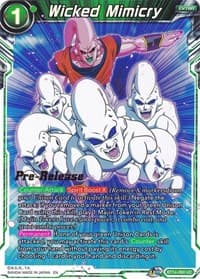 Wicked Mimicry - Cross Spirits Pre-Release Cards - Dragon Ball Super: Masters card