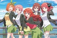 Bushiroad Rubber Mat Collection V2 Vol.34: The Quintessential Quintuplets - Key Visual - Bushiroad Playmats - Playmats card