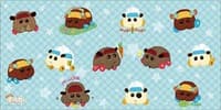 Bushiroad Rubber Mat Collection V2 Vol.56: PUI PUI Molcar - Abby, Choco, Teddy - Bushiroad Playmats - Playmats card