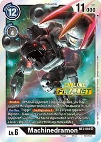 Machinedramon - BT2-066 (2021 Championship Online Regional) [Online Finalist] - Release Special Booster 1.0 - Digimon Card Game card