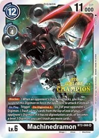 Machinedramon - BT2-066 (2021 Championship Online Regional) [Online Champion] - Release Special Booster 1.0 - Digimon Card Game card