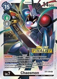 Chaosmon - BT4-090 (2021 Championship Online Regional) [Online Finalist] - Great Legend - Digimon Card Game card