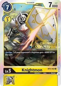Knightmon - BT5-042 (2021 Championship Online Regional) [Online Champion] - Battle of Omni - Digimon Card Game card