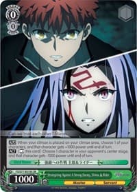 Strategizing Against A Strong Enemy, Shirou & Rider (SR) - Fate/stay night [Heaven's Feel] Vol.2 - Weiss Schwarz card