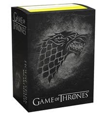 Dragon Shield Game of Thrones Brushed Art Sleeves: House Stark - Dragon Shield Card Sleeves - Card Sleeves card