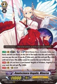 Omniscience Regalia, Minerva - V-SS09: Revival Selection - Cardfight Vanguard card