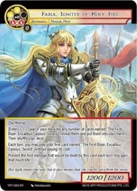 Faria, Igniter of Holy Fire - The Seventh - Force of Will card