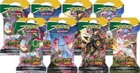 Evolving Skies Sleeved Booster Pack Bundle [Set of 8] - SWSH07: Evolving Skies - Pokemon card