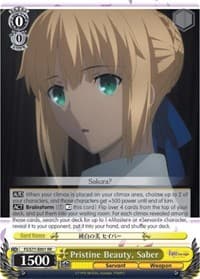 Pristine Beauty, Saber - Fate/stay night [Heaven's Feel] Vol.2 - Weiss Schwarz card
