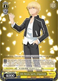 8th Heroic Spirit, Gilgamesh - Fate/stay night [Heaven's Feel] Vol.2 - Weiss Schwarz card