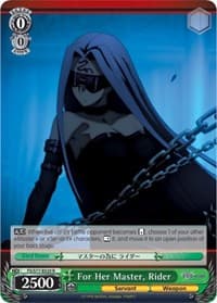 For Her Master, Rider - Fate/stay night [Heaven's Feel] Vol.2 - Weiss Schwarz card