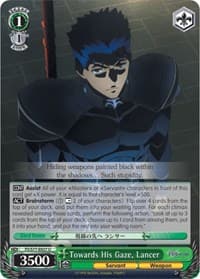 Towards His Gaze, Lancer - Fate/stay night [Heaven's Feel] Vol.2 - Weiss Schwarz card