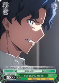 Indignant, Shinji - Fate/stay night [Heaven's Feel] Vol.2 - Weiss Schwarz card