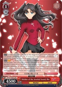 Wielder of the Jeweled Sword, Rin (SR) - Fate/stay night [Heaven's Feel] Vol.2 - Weiss Schwarz card