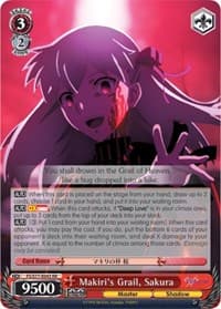 Makiri's Grail, Sakura - Fate/stay night [Heaven's Feel] Vol.2 - Weiss Schwarz card