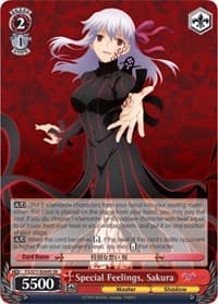 Special Feelings, Sakura (SR) - Fate/stay night [Heaven's Feel] Vol.2 - Weiss Schwarz card