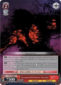 Corrupted Mad Warrior, Berserker - Fate/stay night [Heaven's Feel] Vol.2 - Weiss Schwarz card