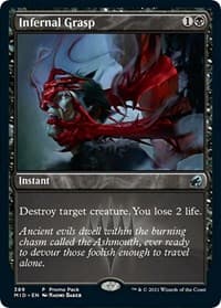 Infernal Grasp - Promo Pack: Innistrad: Midnight Hunt - Magic: The Gathering card