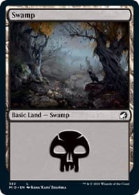Swamp (382) - Innistrad: Midnight Hunt - Magic: The Gathering card