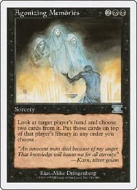 Agonizing Memories - Classic Sixth Edition - Magic: The Gathering card