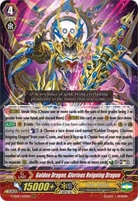 Golden Dragon, Glorious Reigning Dragon - V-SS09: Revival Selection - Cardfight Vanguard card