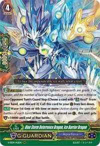 Blue Storm Deterrence Dragon, Ice Barrier Dragon - V-SS09: Revival Selection - Cardfight Vanguard card