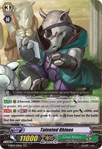 Talented Rhinos - V-SS09: Revival Selection - Cardfight Vanguard card
