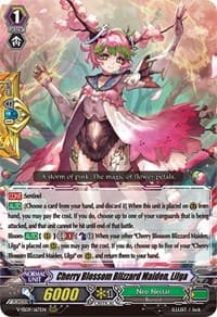 Cherry Blossom Blizzard Maiden, Lilga - V-SS09: Revival Selection - Cardfight Vanguard card