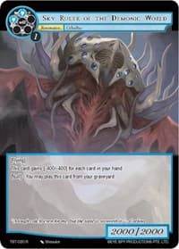 Sky Ruler of the Demonic World - The Seventh - Force of Will card