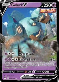 Golurk V - SWSH07: Evolving Skies - Pokemon card
