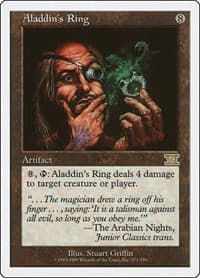 Aladdin's Ring - Classic Sixth Edition - Magic: The Gathering card