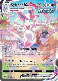 Sylveon VMAX (Alternate Art Secret) - SWSH07: Evolving Skies - Pokemon card