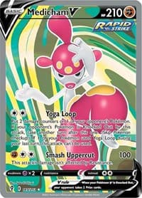 Medicham V (Full Art) - SWSH07: Evolving Skies - Pokemon card