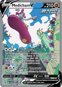 Medicham V (Alternate Full Art) - SWSH07: Evolving Skies - Pokemon card