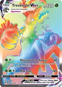 Trevenant VMAX (Secret) - SWSH07: Evolving Skies - Pokemon card