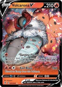 Volcarona V - SWSH07: Evolving Skies - Pokemon card