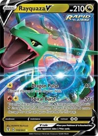 Rayquaza V - SWSH07: Evolving Skies - Pokemon card