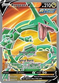 Rayquaza V (Full Art) - SWSH07: Evolving Skies - Pokemon card