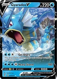 Gyarados V - SWSH07: Evolving Skies - Pokemon card