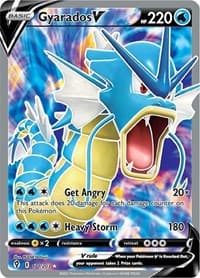 Gyarados V (Full Art) - SWSH07: Evolving Skies - Pokemon card