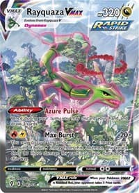 Rayquaza VMAX (Alternate Art Secret) - SWSH07: Evolving Skies - Pokemon card