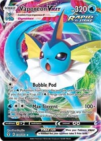 Vaporeon VMAX - SWSH07: Evolving Skies - Pokemon card